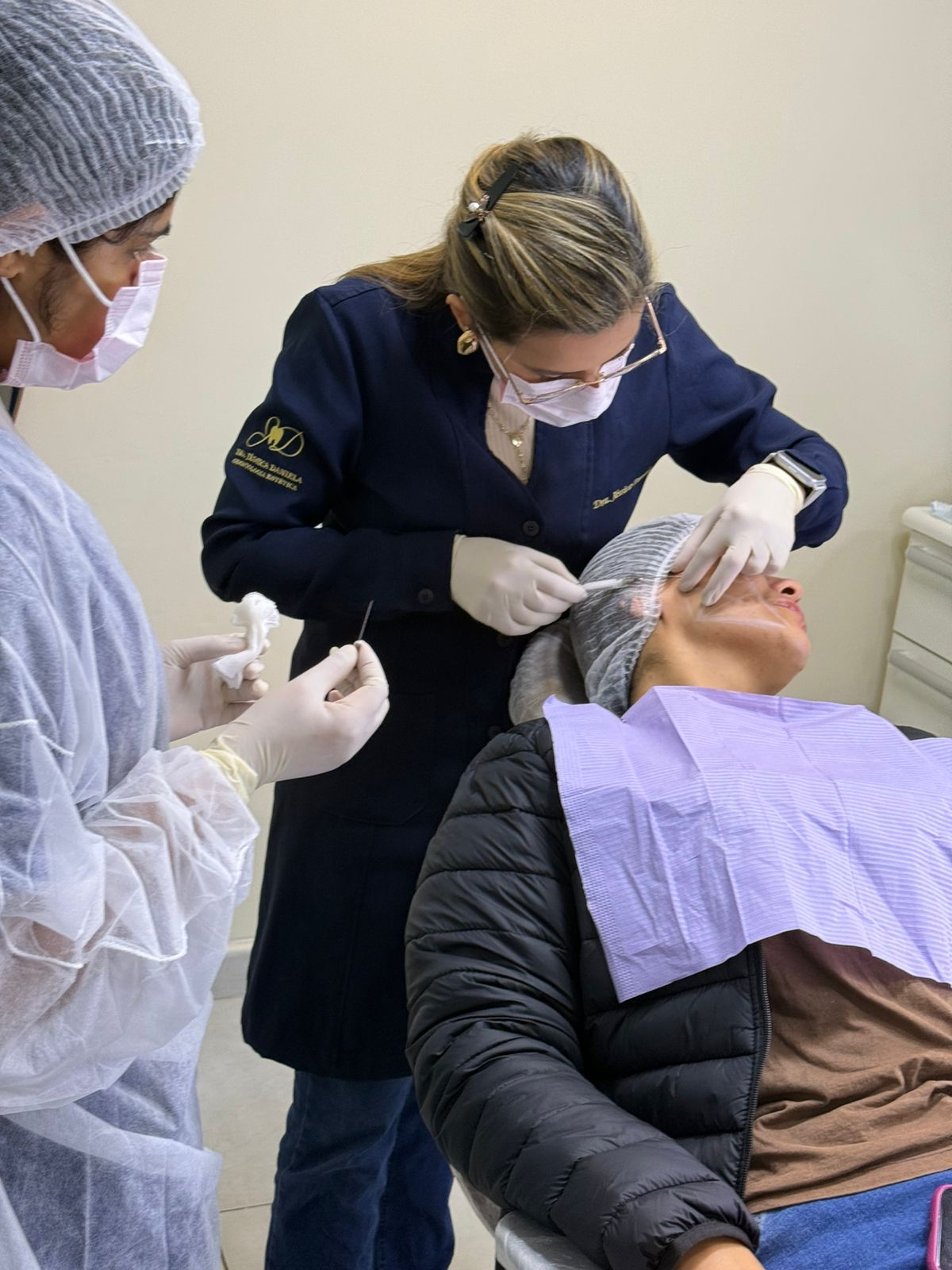 Atendimento de harmonização orofacial com a Dra. Jessica Daniela